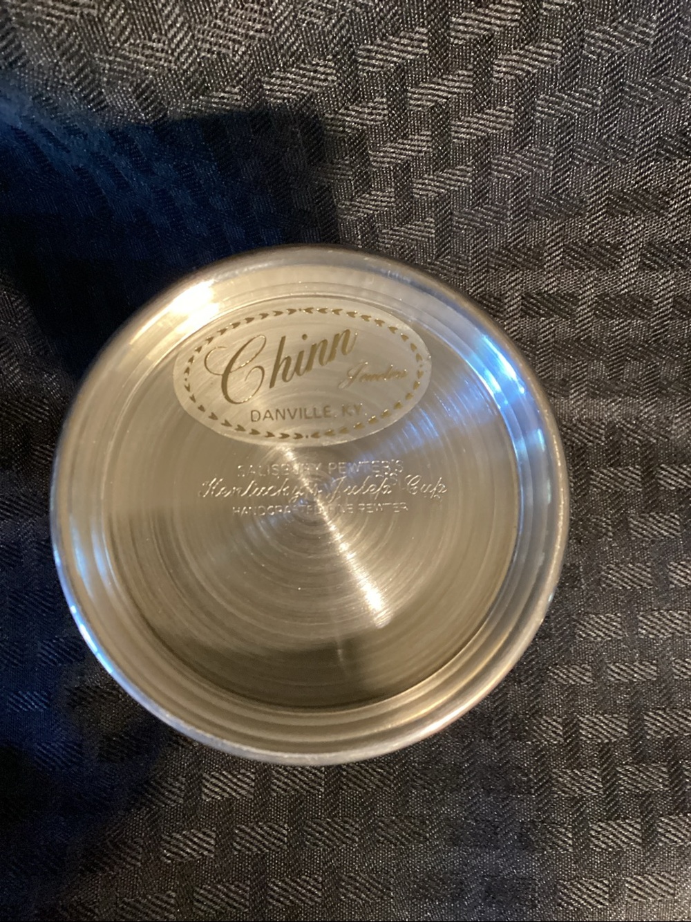 Kentucky Julep Cup. Salisbury Pewter. Hand-Crafted (2) - Picture 3 of 5